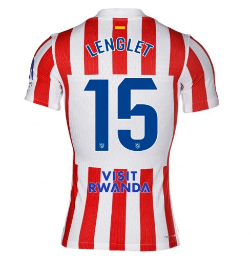 Atletico Madrid Clement Lenglet #15 Hjemmedrakt 2025-26 Korte ermer Atletico Madrid Clement Lenglet #15 Hjemmedrakt 2025-26 Korte ermer